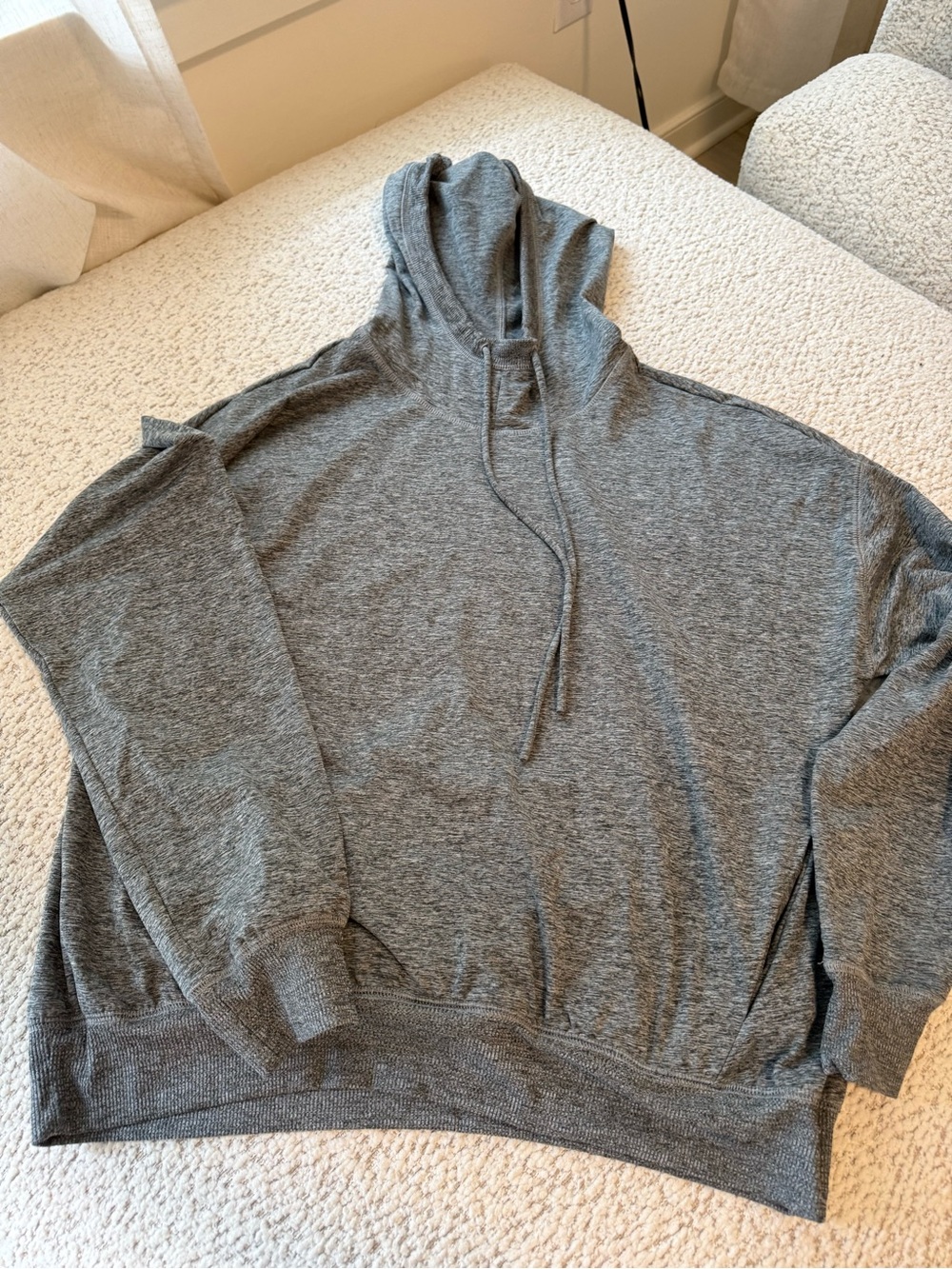 Zella Gray Crewneck Hoodie Sweater
